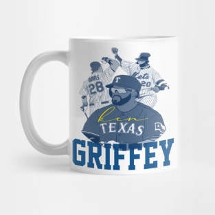 Ken Griffey Jr The Kid Basketball Legend Signature Vintage Retro 80s 90s Bootleg Rap Style Mug